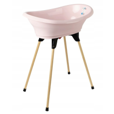 Thermobaby Vasco kád+kádállvány - Powder Pink babafürdőkád