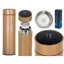 Thermos bögre smart LED 500ml arany termosz