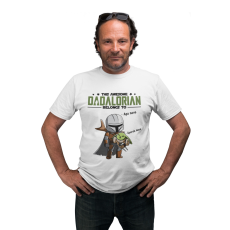  This Awesome Dadalorian Belongs to Me (Apa és gyerekek nevével - Személyre szabható ) - Férfi Póló