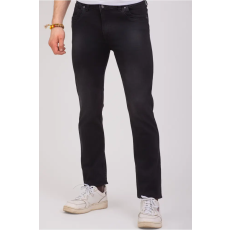  Thomas Jeans fekete enyhén szűkülő farmernadrág