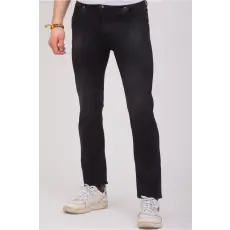  Thomas Jeans fekete enyhén szűkülő farmernadrág