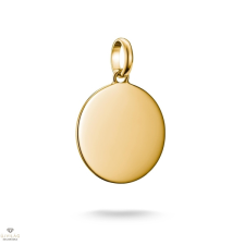 Thomas Sabo Charm Club Connect aranyozott gravírozható nagy charm medál - CC1273-413-39 medál
