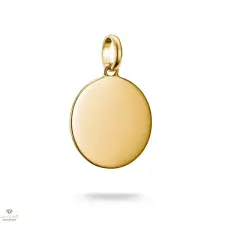 Thomas Sabo Charm Club Connect aranyozott gravírozható nagy charm medál - CC1273-413-39 medál