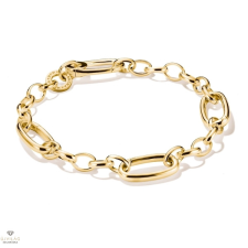 Thomas Sabo Charm Club Connect aranyozott karkötő 17 cm - C1203-413-39-L17 karkötő