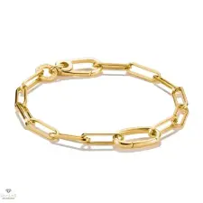 Thomas Sabo Charm Club Connect aranyozott karkötő 19 cm - C1205-413-39-L19 karkötő