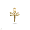 Thomas Sabo Charm Club Connect aranyozott szitakötő charm medál - CC1285-414-14