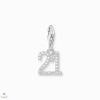 Thomas Sabo Charm Club "21" szám charm - 2135-051-21