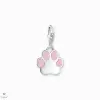 Thomas Sabo Charm Club rózsaszín mancs charm - 2015-007-9