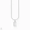 Thomas Sabo Sterling Silver Thomas Sabo "E" betű medál nyaklánc - KE2244-051-14-L45