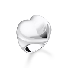 Thomas Sabo TR2471-001-21-56 Bold - Silver Ring in Heart Shape Ladies, gyűrű