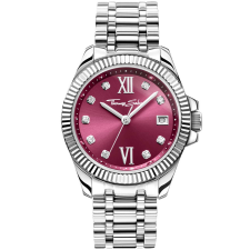 Thomas Sabo WA0407-201-212 Ladies Watch Divine Burgundy 33mm 10ATM, karóra