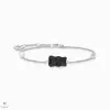 THOMAS SABO x HARIBO fekete gumimaci kristályüveg karkötő 19 cm - A2151-052-11-L19