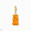 THOMAS SABO x HARIBO narancssárga gumimaci kristályüveg charm - 2186-413-8