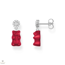 THOMAS SABO x HARIBO piros gumimaci kristályüveg fülbevaló - H2330-052-10 fülbevaló