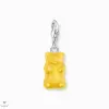 THOMAS SABO x HARIBO sárga gumimaci kristályüveg charm - 2183-017-4