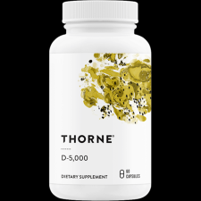 Thorne D-vitamin 5000 NSF, 60 db, Thorne vitamin és táplálékkiegészítő