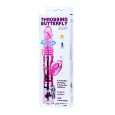  Throbbing Butterfly Vibrator Pink vibrátorok