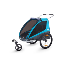 Thule Utánfutó THULE COASTER XT kék kerékpár szett + sétálókerék kék kerékpáros kerékpár és kerékpáros felszerelés