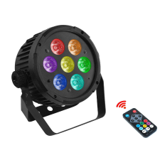  Thunder LP-79 (7x9W) RGBWA LED PAR fényeffekt + DMX + UV party kellék