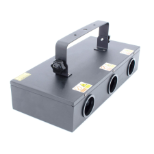 Thunder LS3-RGB 3 optikás DMX Lézer fényeffekt (295mW) party kellék