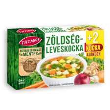 Thymos leveskocka zöldség n.g.mentes 6+2 grátisz 80 g alapvető élelmiszer