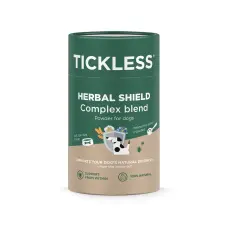  Tickless® HerbalShield Complex Blend – természetes védelem komplex por kutyáknak 100 g vitamin, táplálékkiegészítő kutyáknak