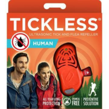  Tickless Human – ultrahangos kullancs- és bolhariasztó embereknek narancs élősködő elleni készítmény kutyáknak