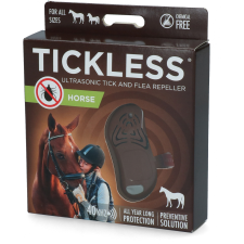 TickLess kullancs riasztó ultrahanggal  ló barna színű  istálló állattartás kártevők irtása  kullancsirtás haszonállat felszerelés