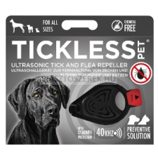  Tickless PET Black ultrahangos kullancs és bolhariasztó kutyák és macskák számára elektromos állatriasztó