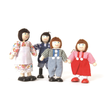 Tidlo fa figurák család farm játékfigura