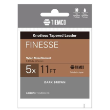  Tiemco Finesse Tapered Leader 11ft 4X vékonyodó legyező előkezsinór horgászzsinór
