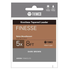  Tiemco Finesse Tapered Leader 8ft 4X vékonyodó legyező előkezsinór horgászzsinór
