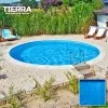  TIERRA BLUE POOL süllyesztett kör medence 5,0 x 1,5 m , kék fóliával