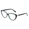TIFFANY TF2292 8055 Black On Tiffany Blue Demo Lens szemüveg