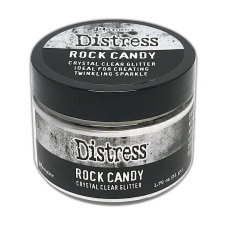 Tim Holtz Csillámpor , Distress dry glitter / clear rock candy - (80 gramm) dekorglitter