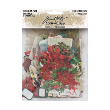 Tim Holtz Díszítőelem / Kivágatok Ephemera Pack Idea-ology Tim Holtz Christmas (1 csomag) matrica