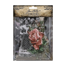 Tim Holtz Díszítőelem - Layers + Paper Dolls - Idea-ology Tim Holtz Halloween (1 csomag) matrica