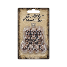 Tim Holtz Díszítőelem Skulls Idea-ology Tim Holtz Halloween (1 csomag) dekorációs kellék