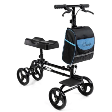 Timago Timago Knee Walker 4 kerekű térdtámaszos Rollátor Max 136kg - Fekete gyógyászati segédeszköz