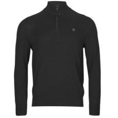 TIMBERLAND Pulóverek Cotton YD 1/4 Zip Sweater Fekete EU S