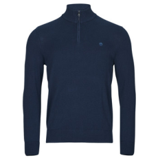 TIMBERLAND Pulóverek Cotton YD 1/4 Zip Sweater Tengerész EU S