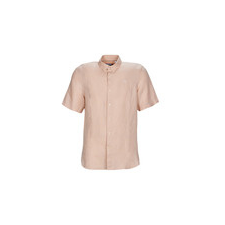 TIMBERLAND Rövid ujjú ingek SS Mill River Linen Shirt Slim Rózsaszín EU L férfi ing