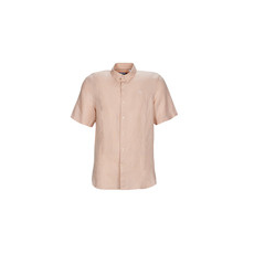 TIMBERLAND Rövid ujjú ingek SS Mill River Linen Shirt Slim Rózsaszín EU M