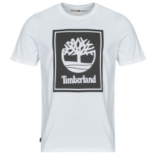 TIMBERLAND Rövid ujjú pólók STACK LOGO SHORT SLEEVE TEE Fehér EU M férfi póló