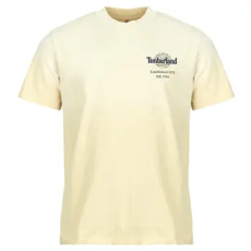 TIMBERLAND Rövid ujjú pólók SUNFADED BACK TREE LOGO GRAPHIC HW TEE Citromsárga EU M