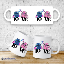 Time4Gift Angel és Stitch in Love bögre bögrék, csészék