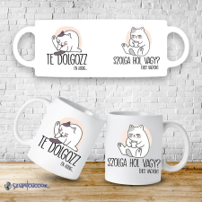 Time4Gift Macskadolog bögre bögrék, csészék
