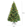  Timeless Tools LED-es műfenyő több típusban, melegfehér-320 LED-es, 210 cm