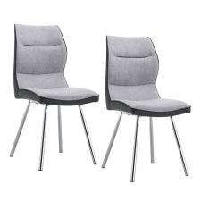 Timelesstools Lisa étkezőszék 2 db, szürke-fekete bútor