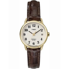 Timex Timex Easy Reader női karóra, aranytok, bőrszíj, INDIGLO, 33 mm karóra
